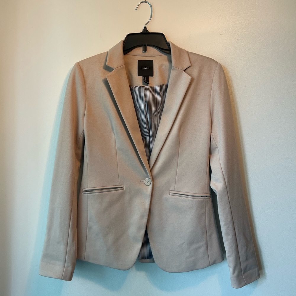 S | Ladies Blazer with Pinstripe Lining